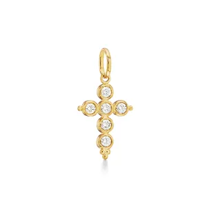 18K Classic Cross Pendant