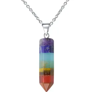 7 Chakra Gemstone Healing Pendant ~ Unisex