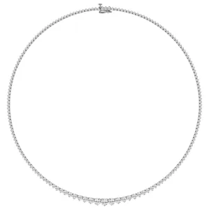 9.60 cttw Rivera Necklace with Round Lab Diamond by Mercury Rings