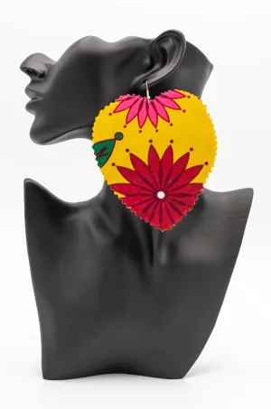 African Print Earrings