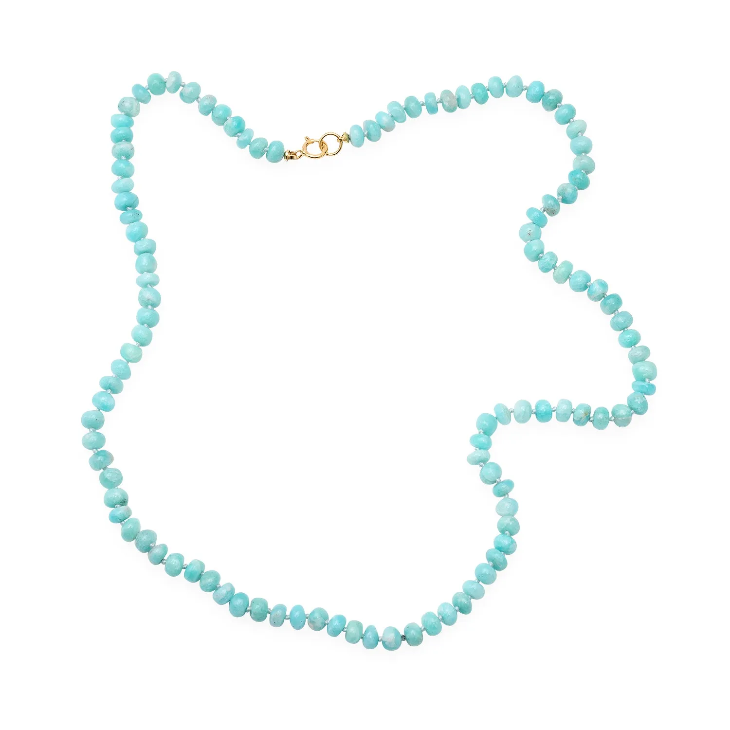 Amazonite Gemstone Beaded Necklace