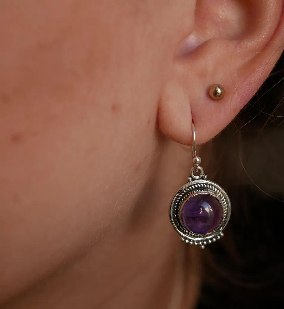 Amethyst Kaisa Earrings