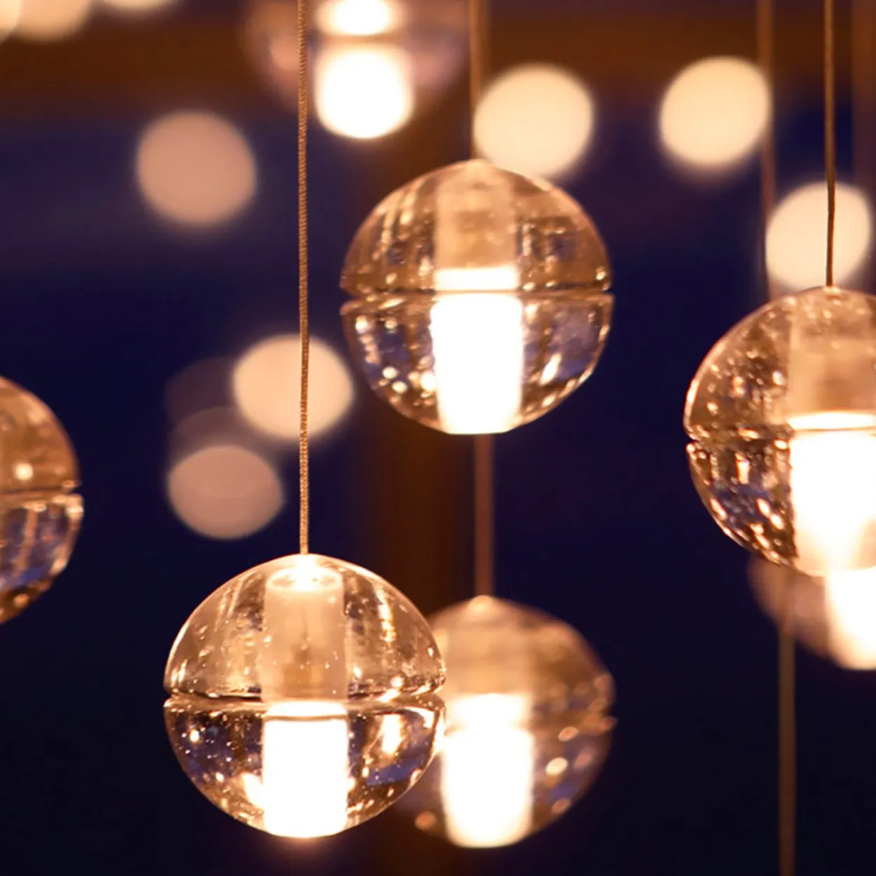 ANKUR GLASS BALL HANGING LIGHT