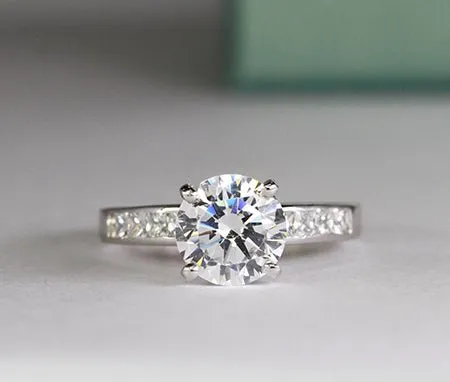 Ayana - Round Lab Diamond Engagement Ring (IGI Certified)