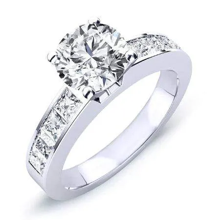 Ayana - Round Lab Diamond Engagement Ring (IGI Certified)