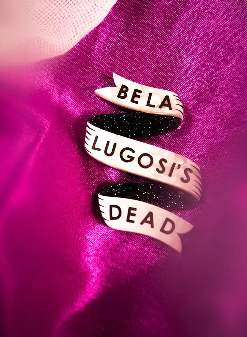 Bela Lugosi's Dead Brooch