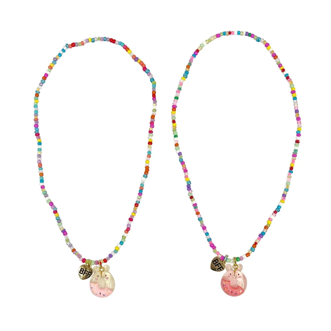 Bff Donut Necklace Set