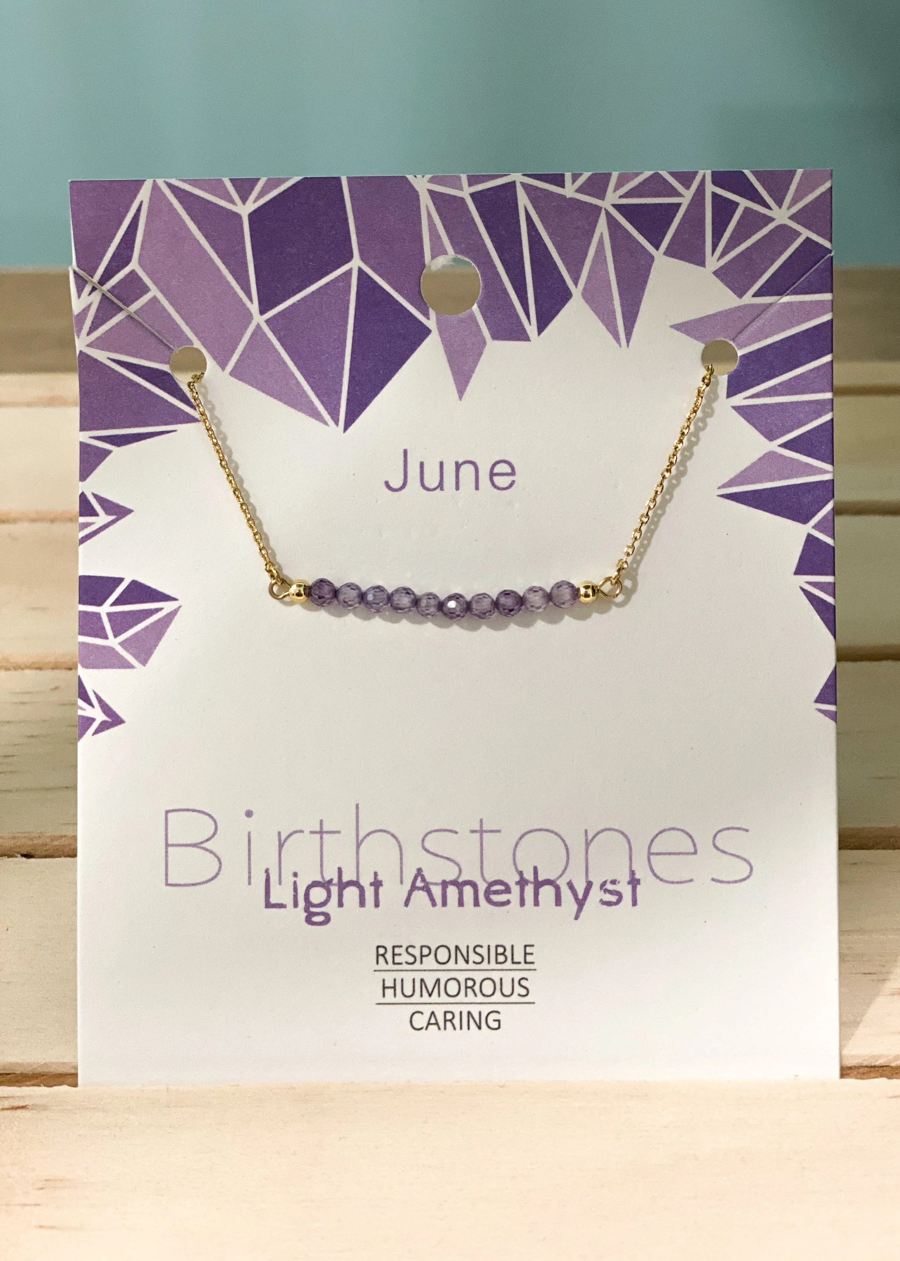 Birthstone Gem Necklace