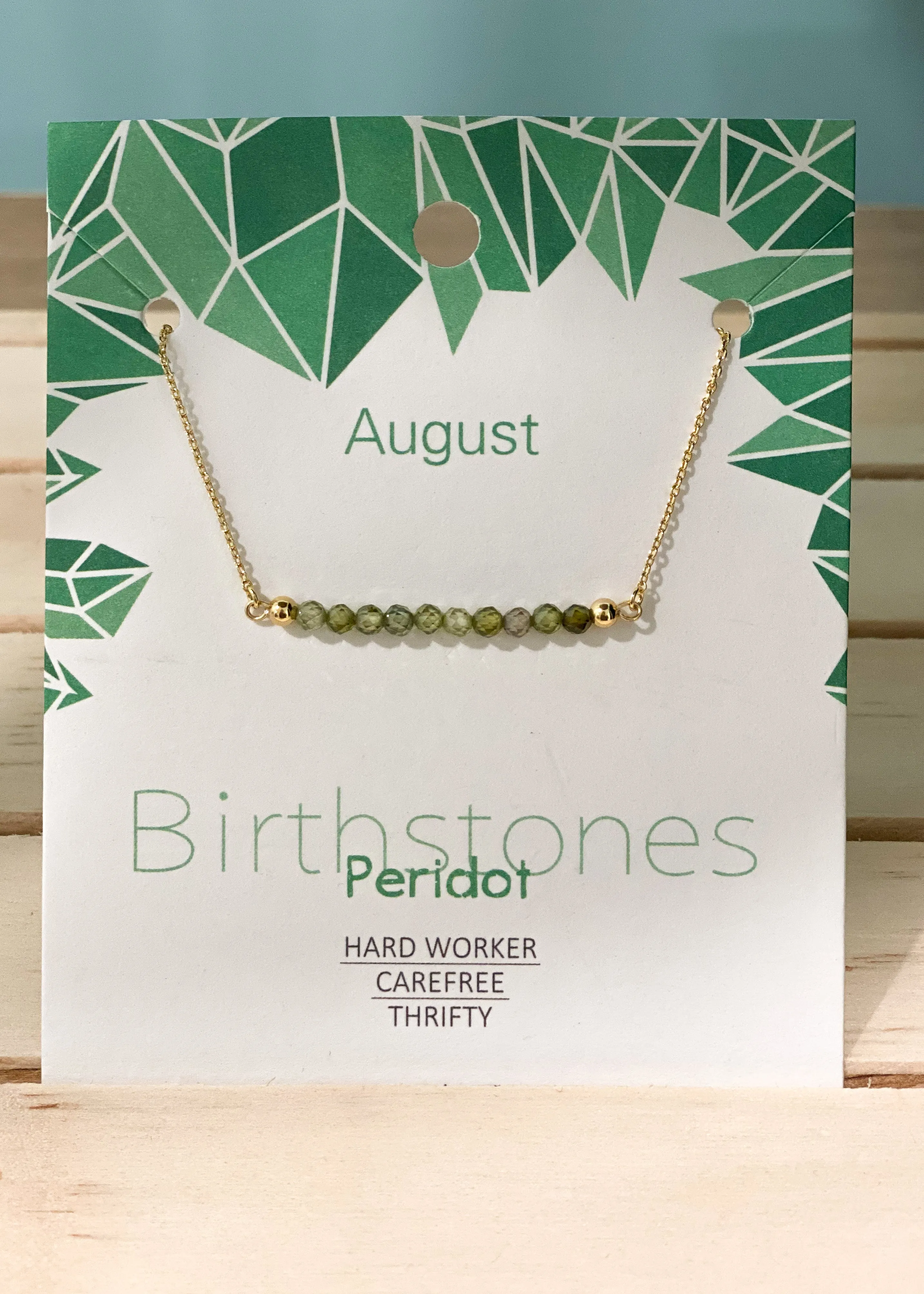 Birthstone Gem Necklace