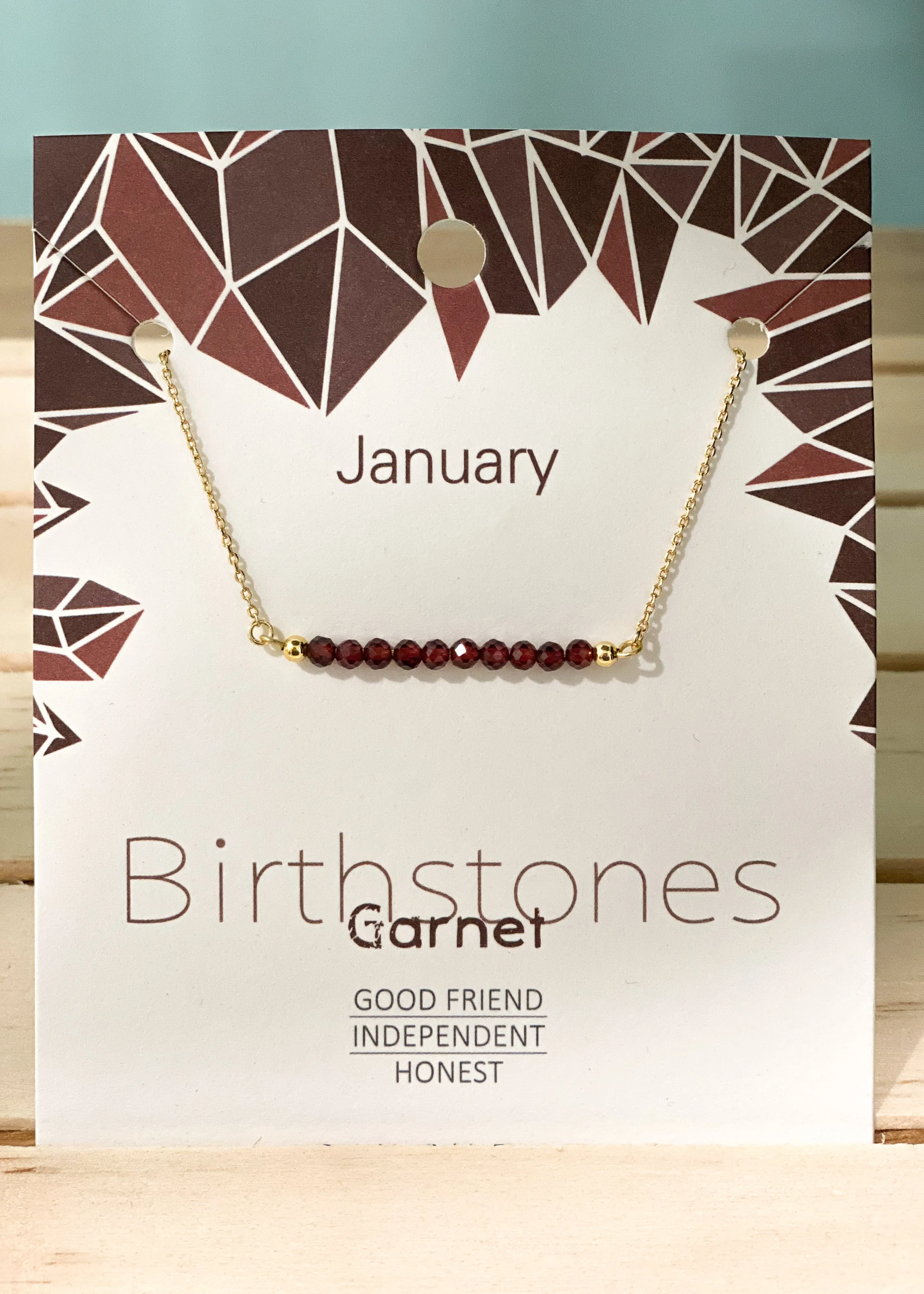 Birthstone Gem Necklace