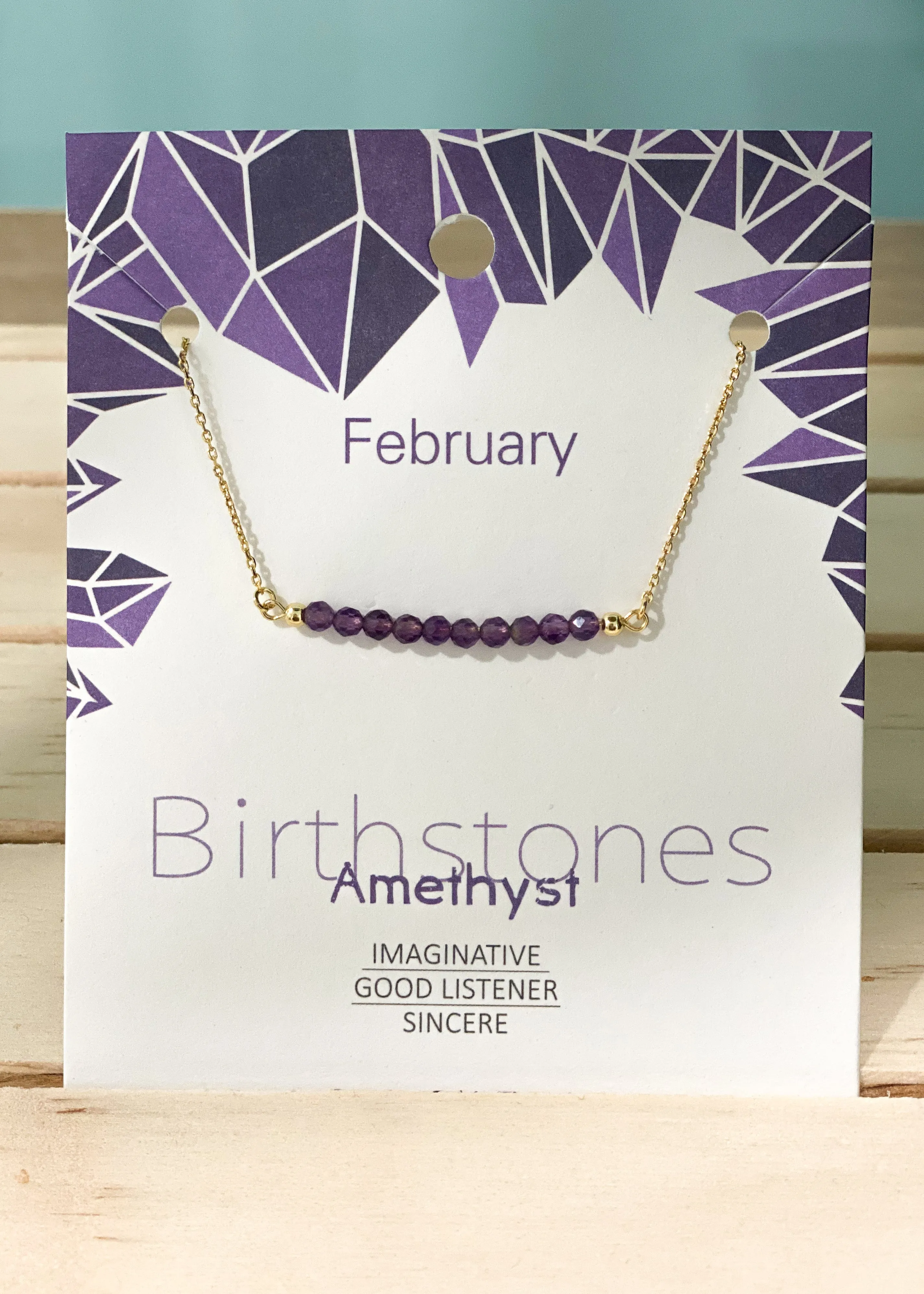 Birthstone Gem Necklace