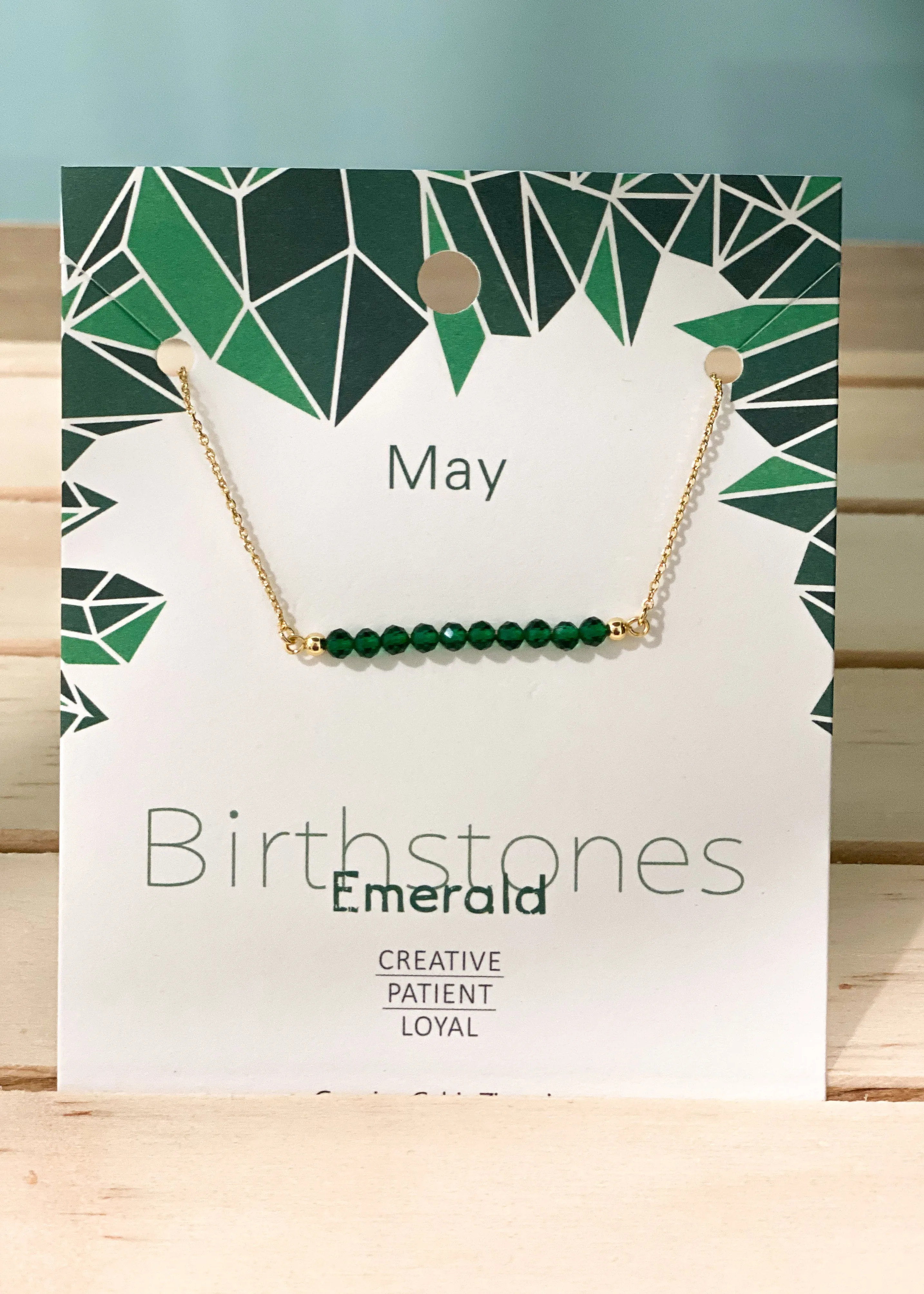 Birthstone Gem Necklace