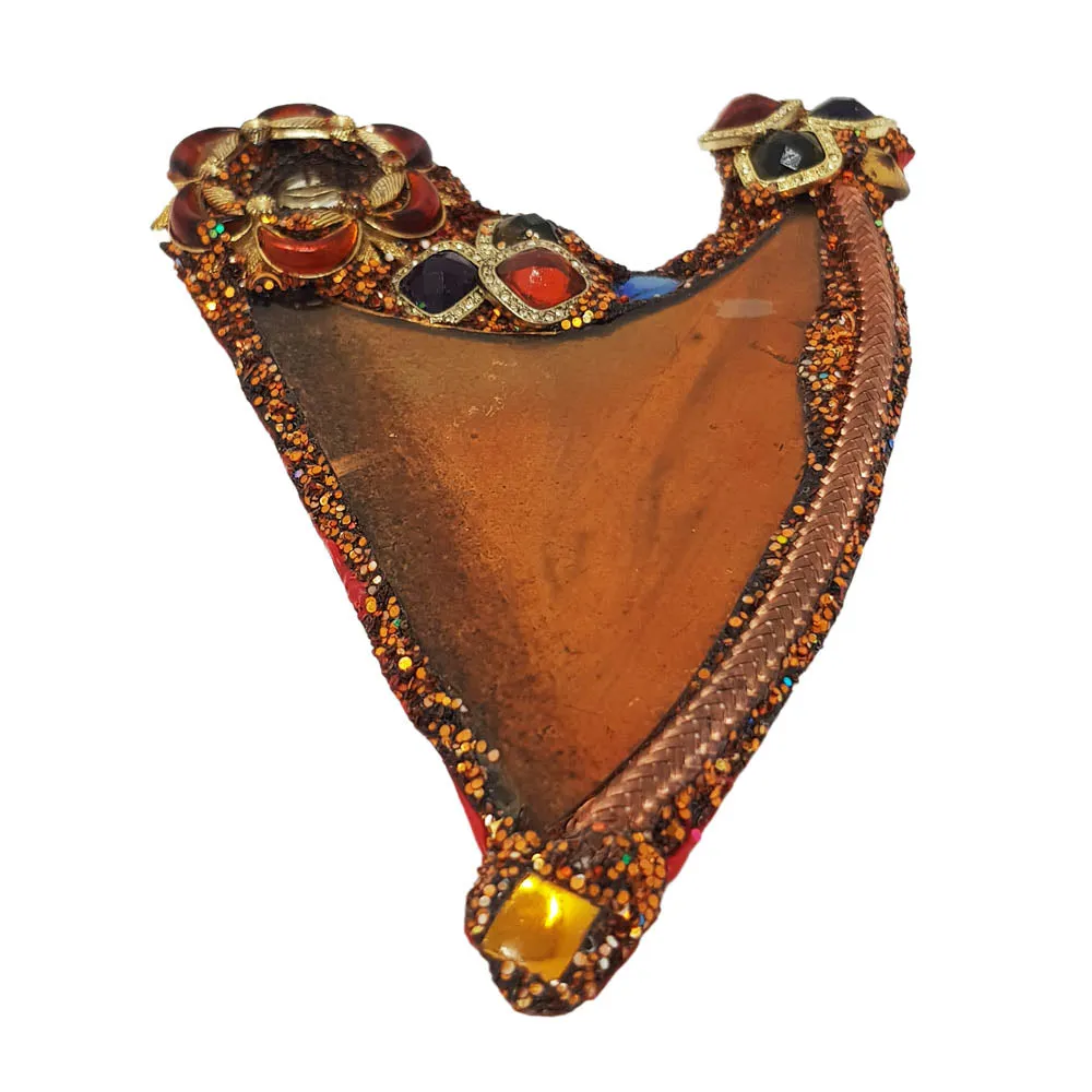 BRONZE HEART BROOCH - EISTEDFODD FUN