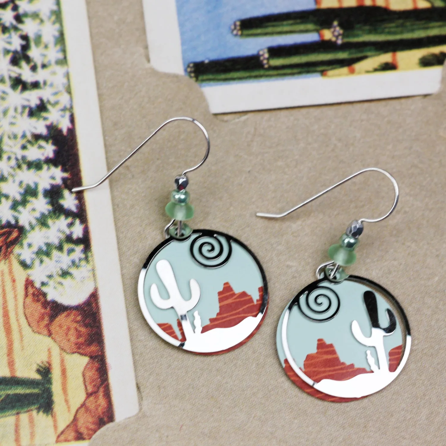 Cactus in the Desert Earrings