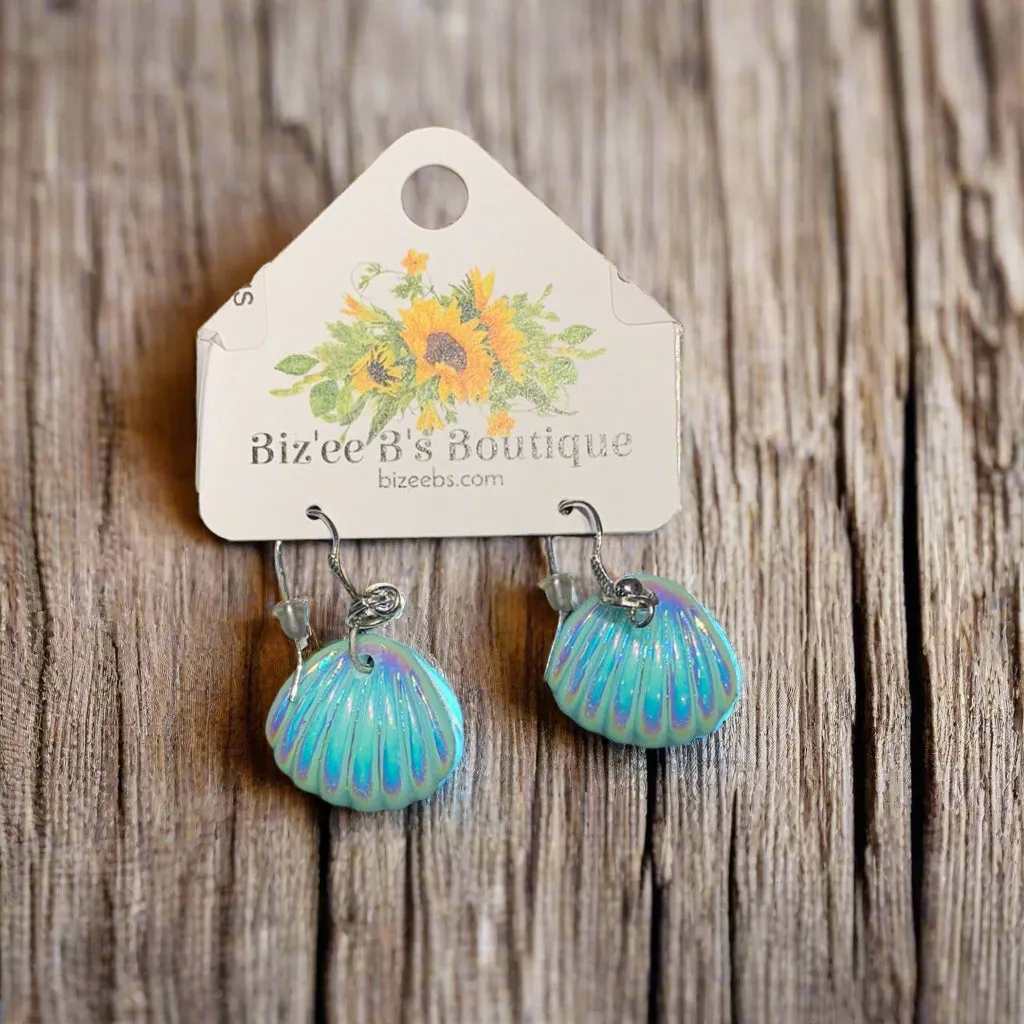 Colorful Seashell Earrings