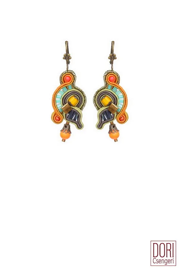 Corfu unique Multicolor Earrings