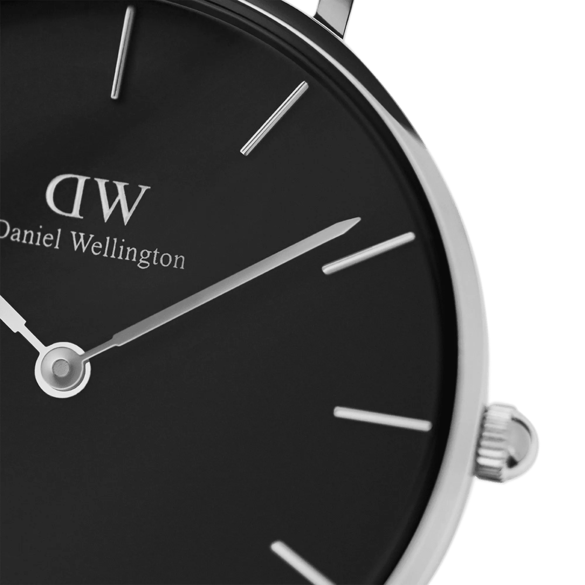 Daniel Wellington Petite 32 Ashfield Silver & Black Watch