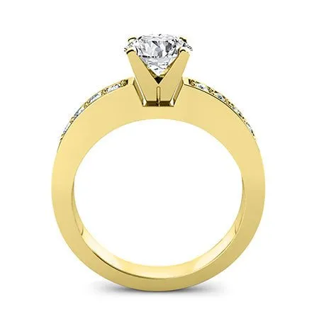 Eliza - GIA Natural Cushion Diamond Engagement Ring