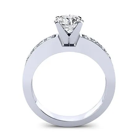 Eliza - GIA Natural Cushion Diamond Engagement Ring