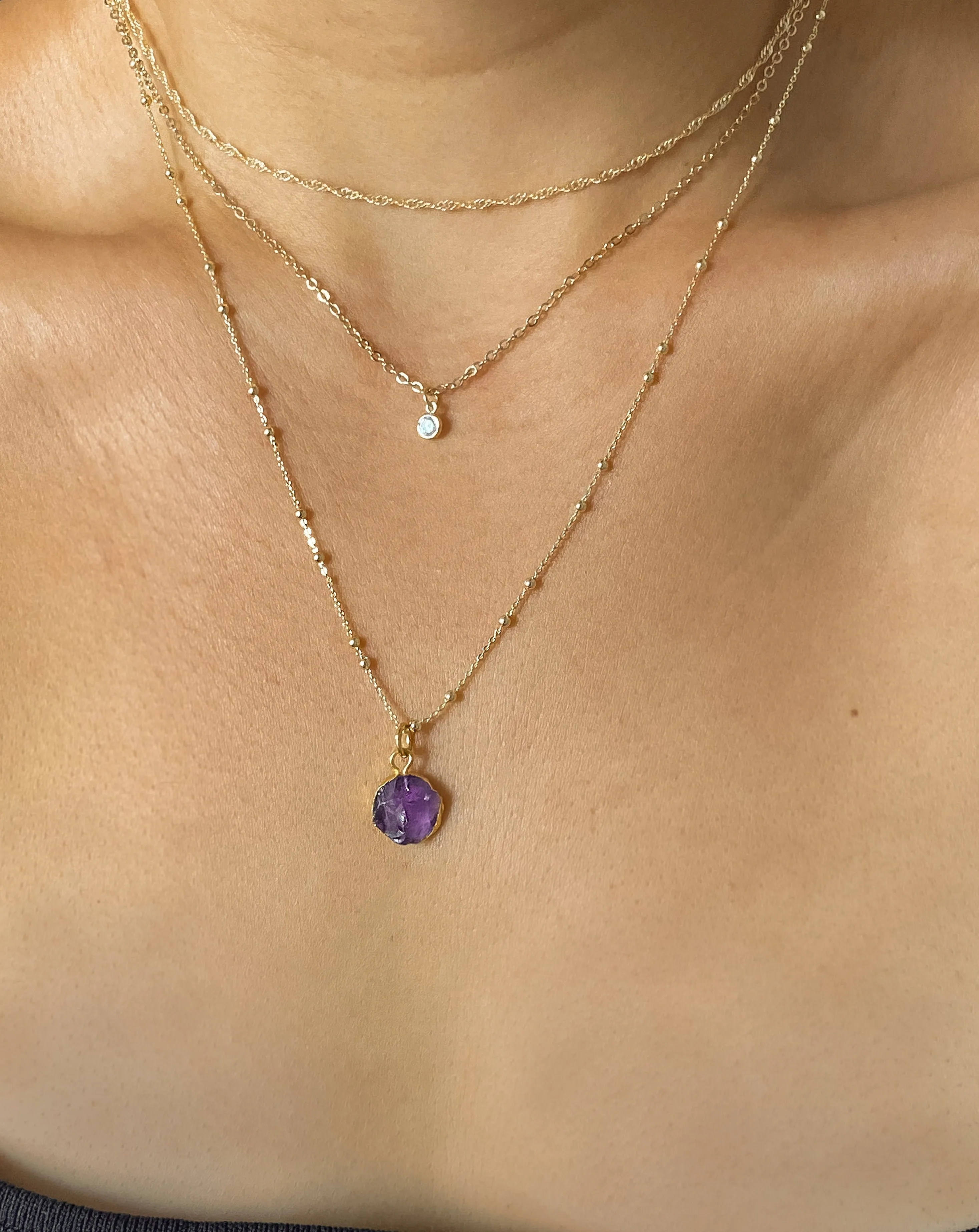 February | Amethyst Necklace