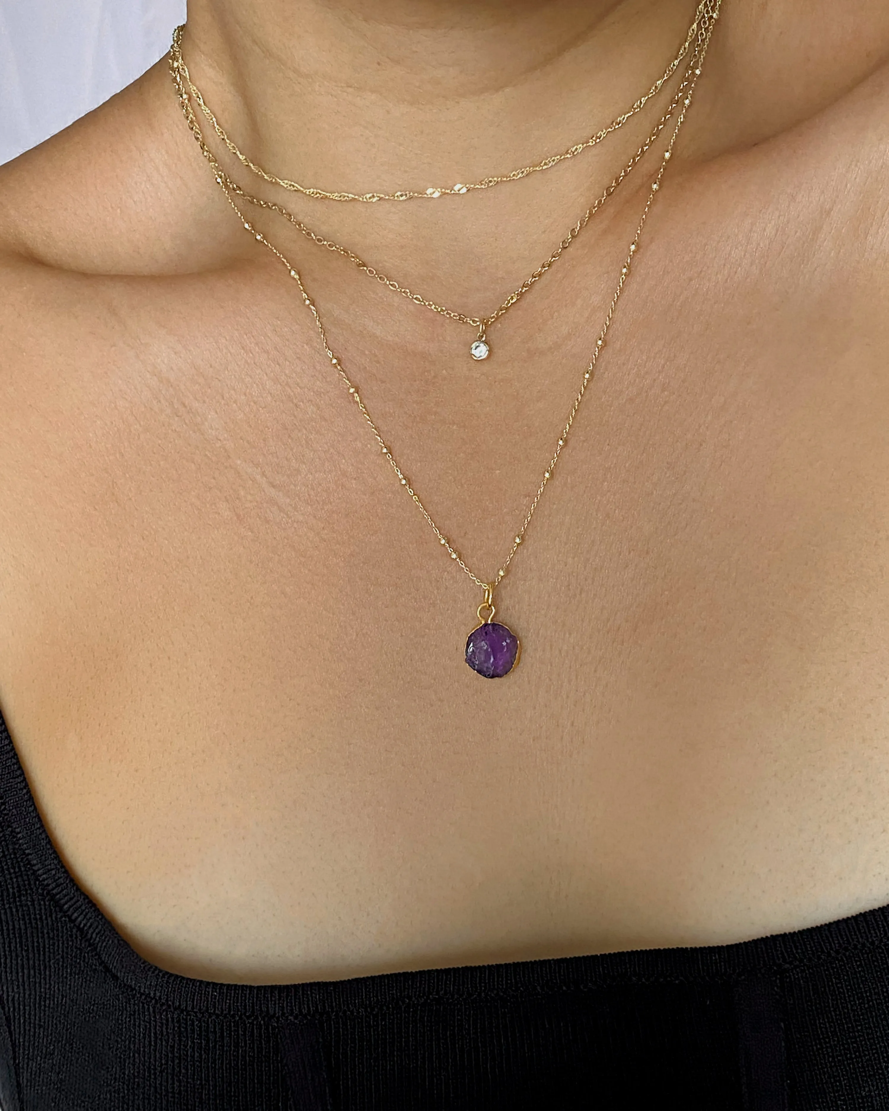 February | Amethyst Necklace