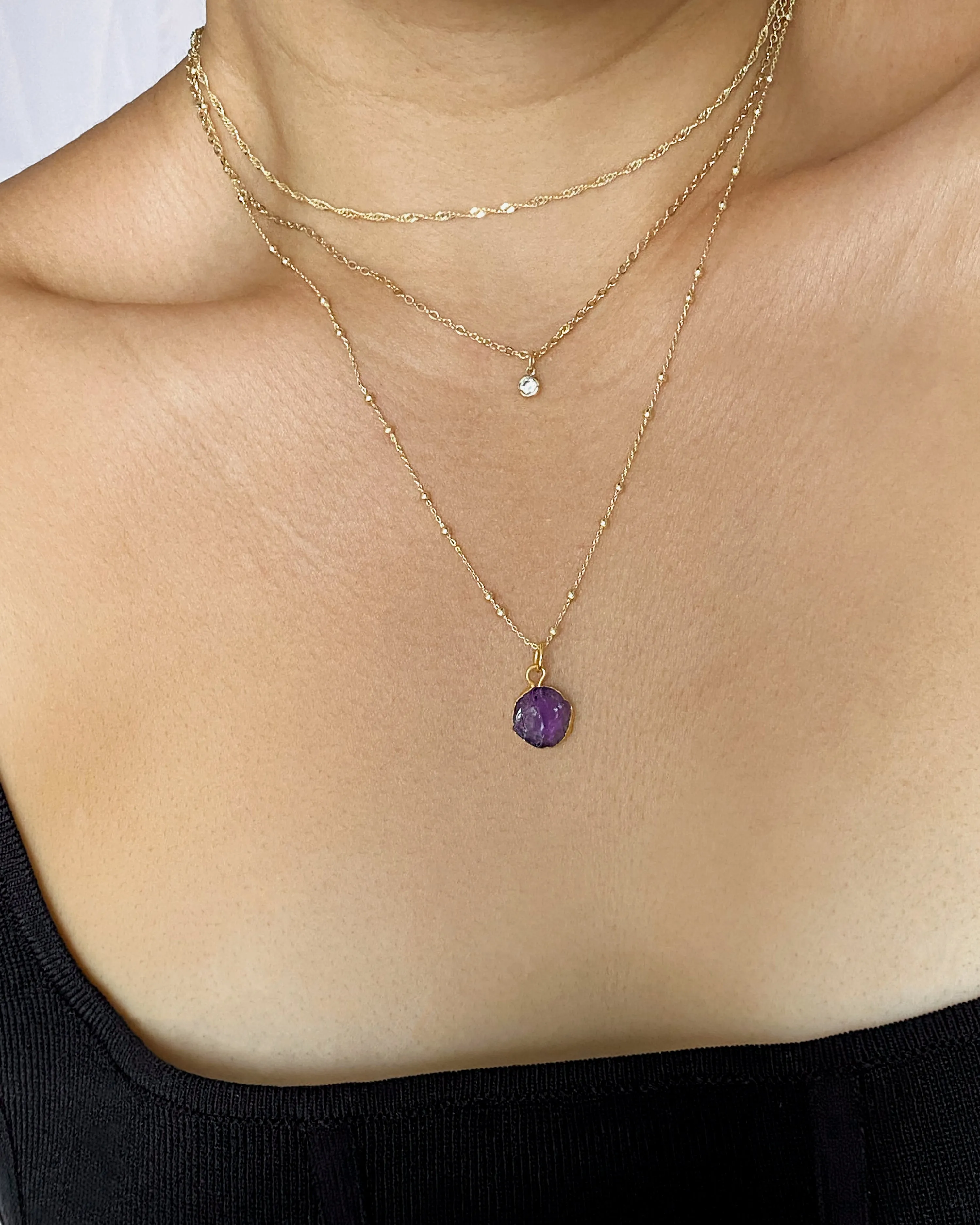 February | Amethyst Necklace