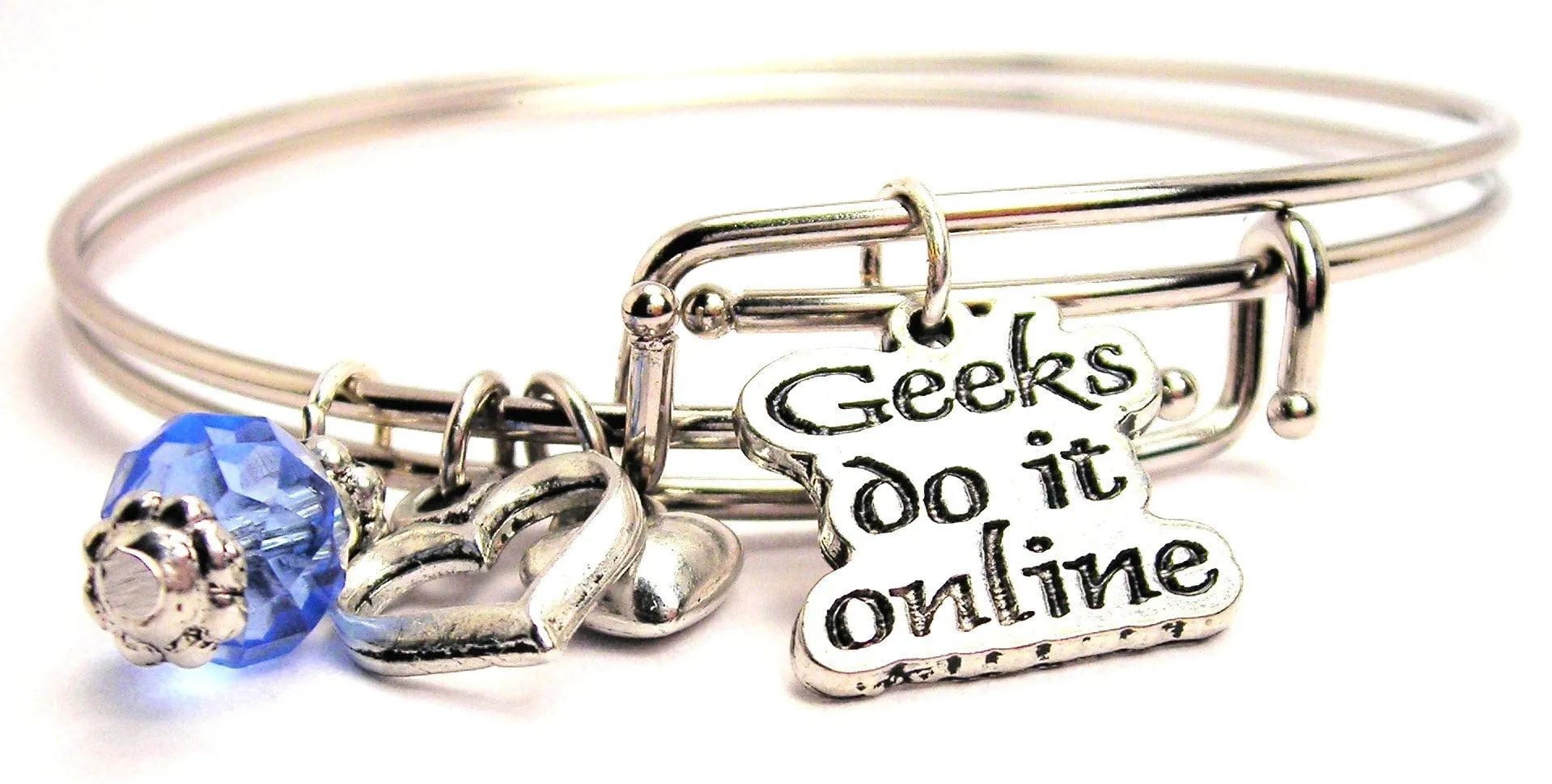 Geeks Do It Online Expandable Bangle Bracelet Set