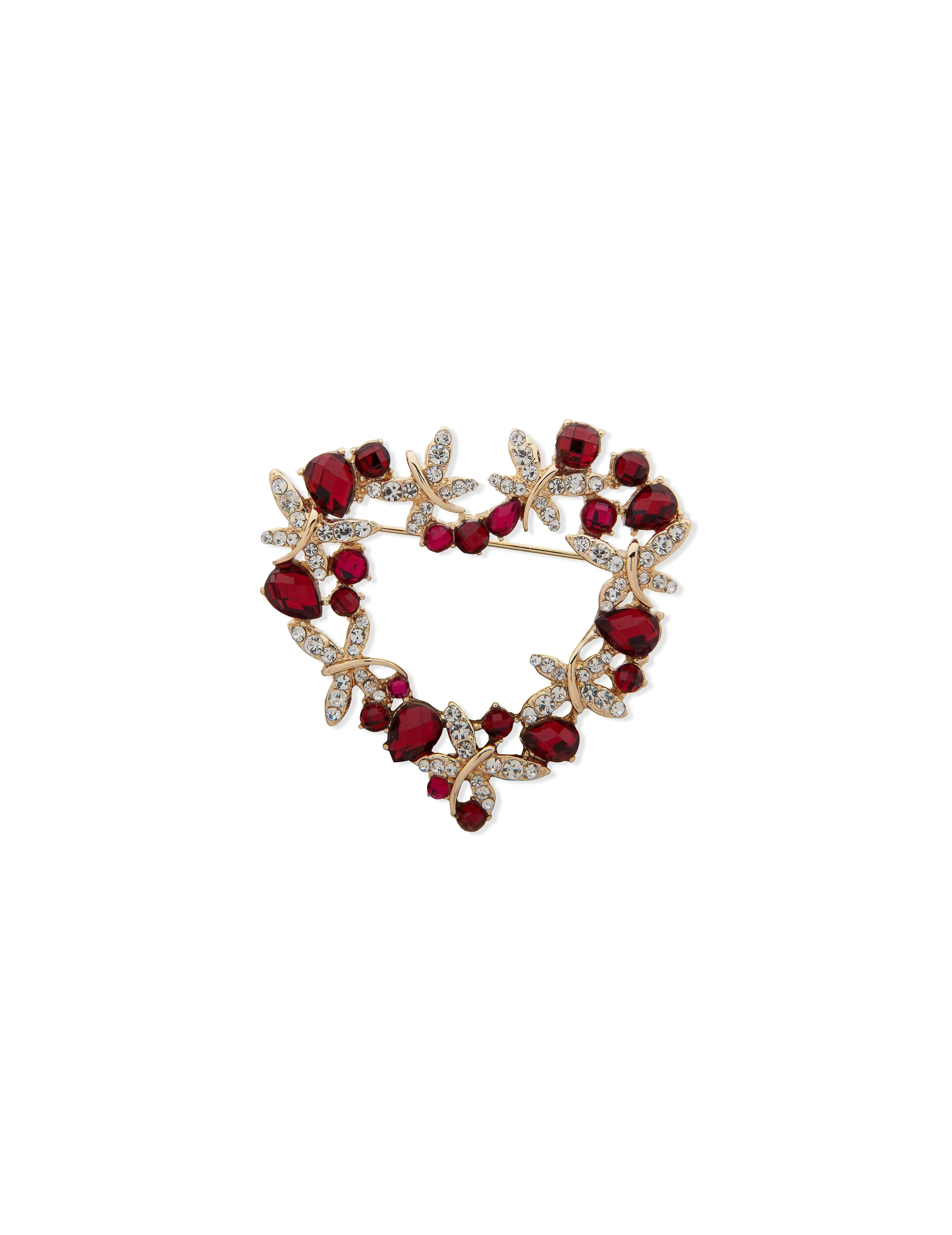 Heart Wreath Brooch