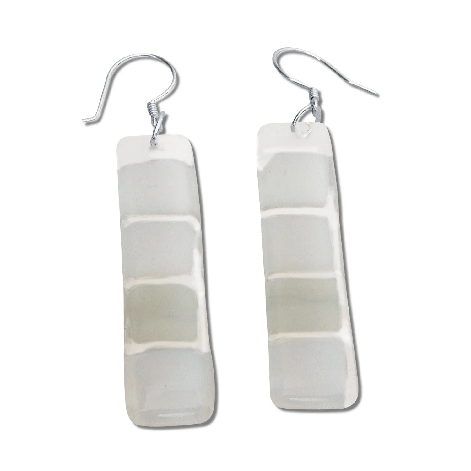 LMOL Glass Earrings - Navy