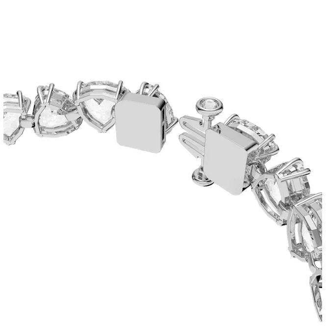 Millenia Trilliant Cut White Rhodium Plated Bracelet 5622451