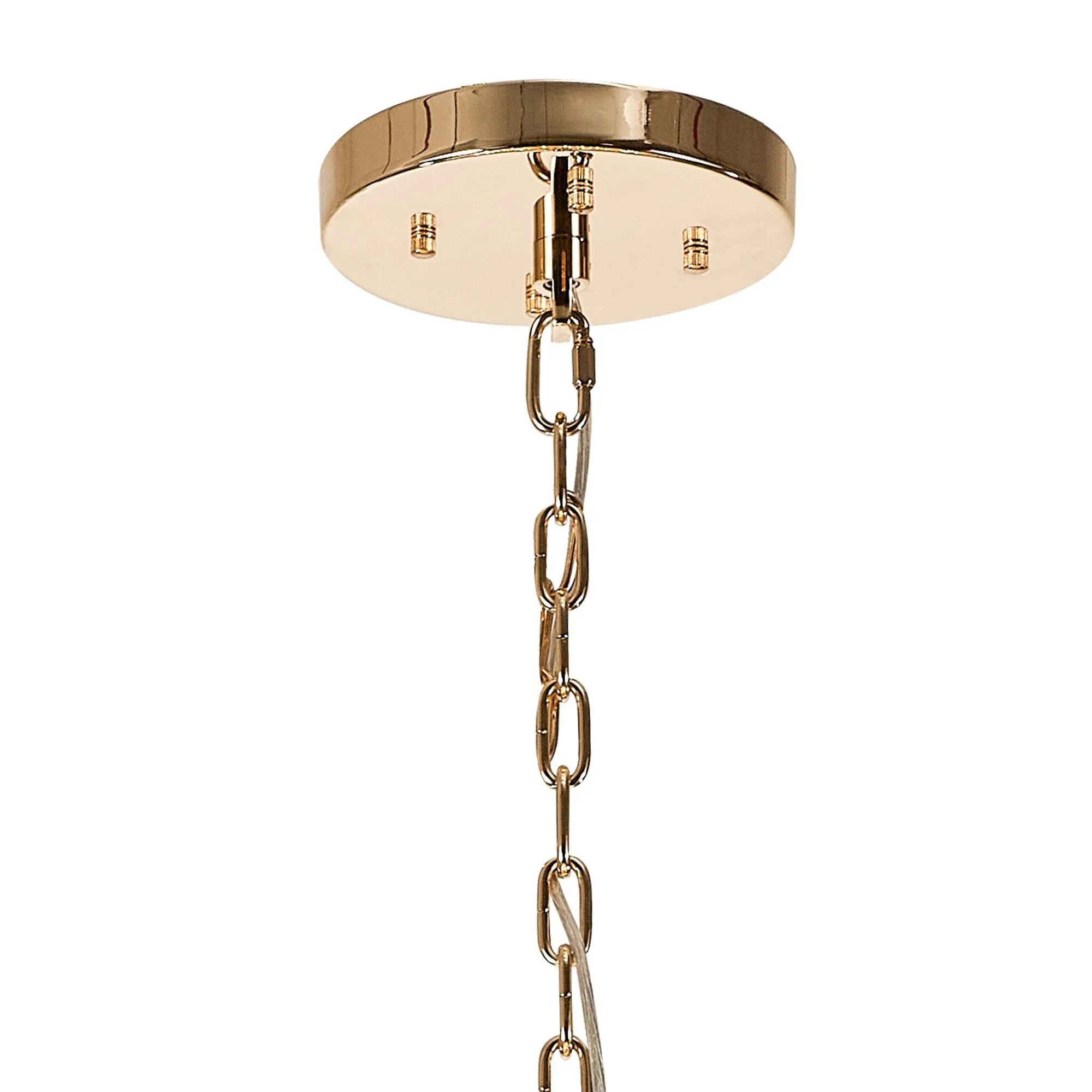 Nelson Lighting NL99869 Paris  48 Light Pendant French Gold Crystal