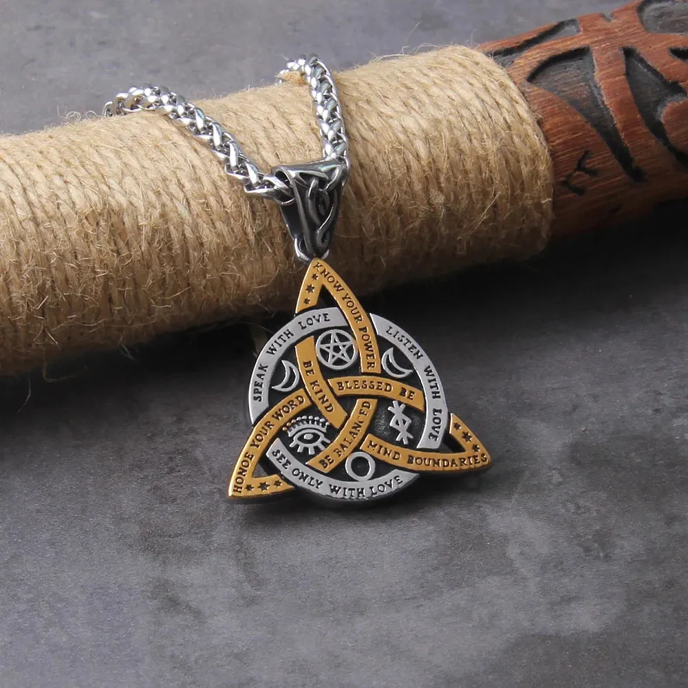 Norse Odin Trinity Viking Necklace