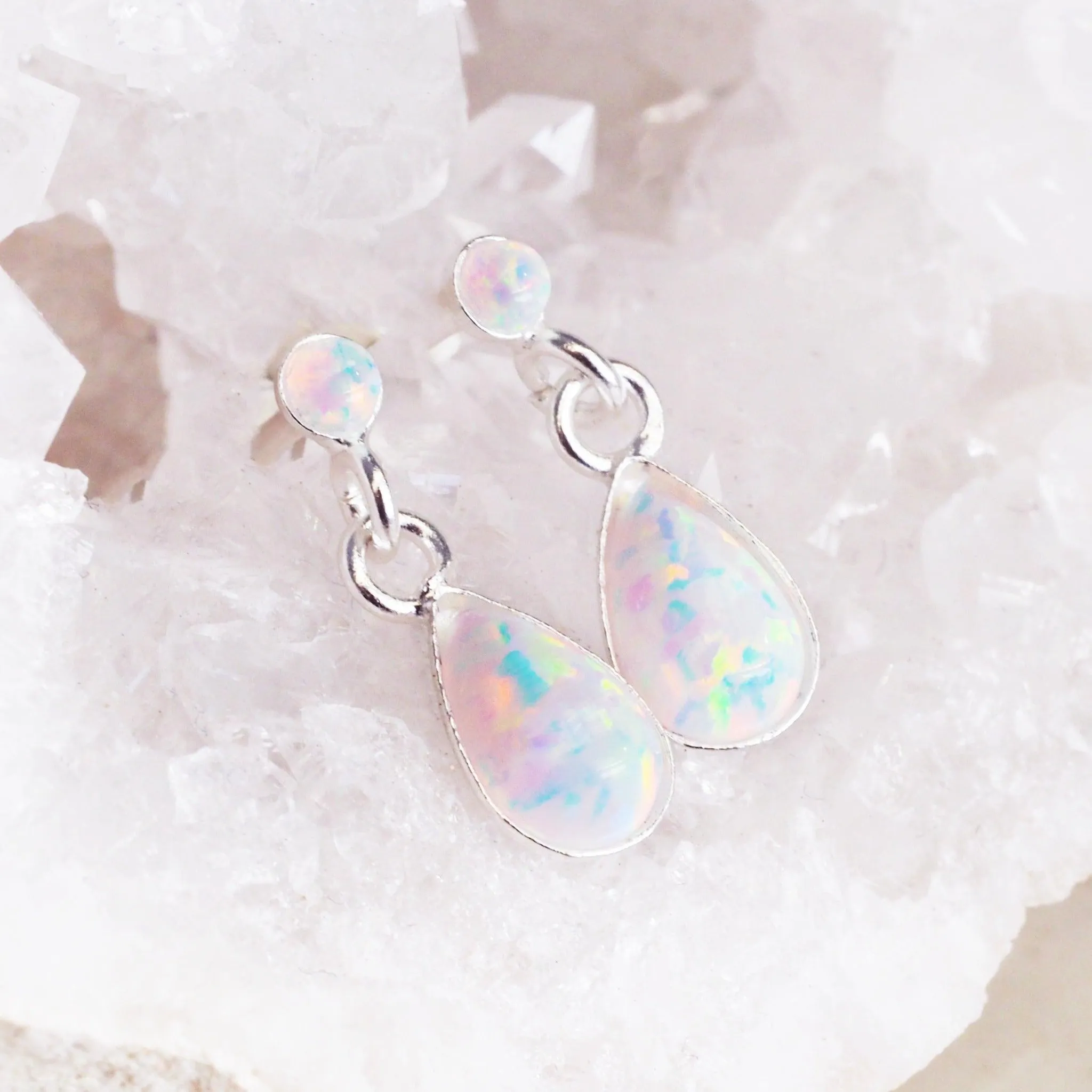 Opal Drop Earrings