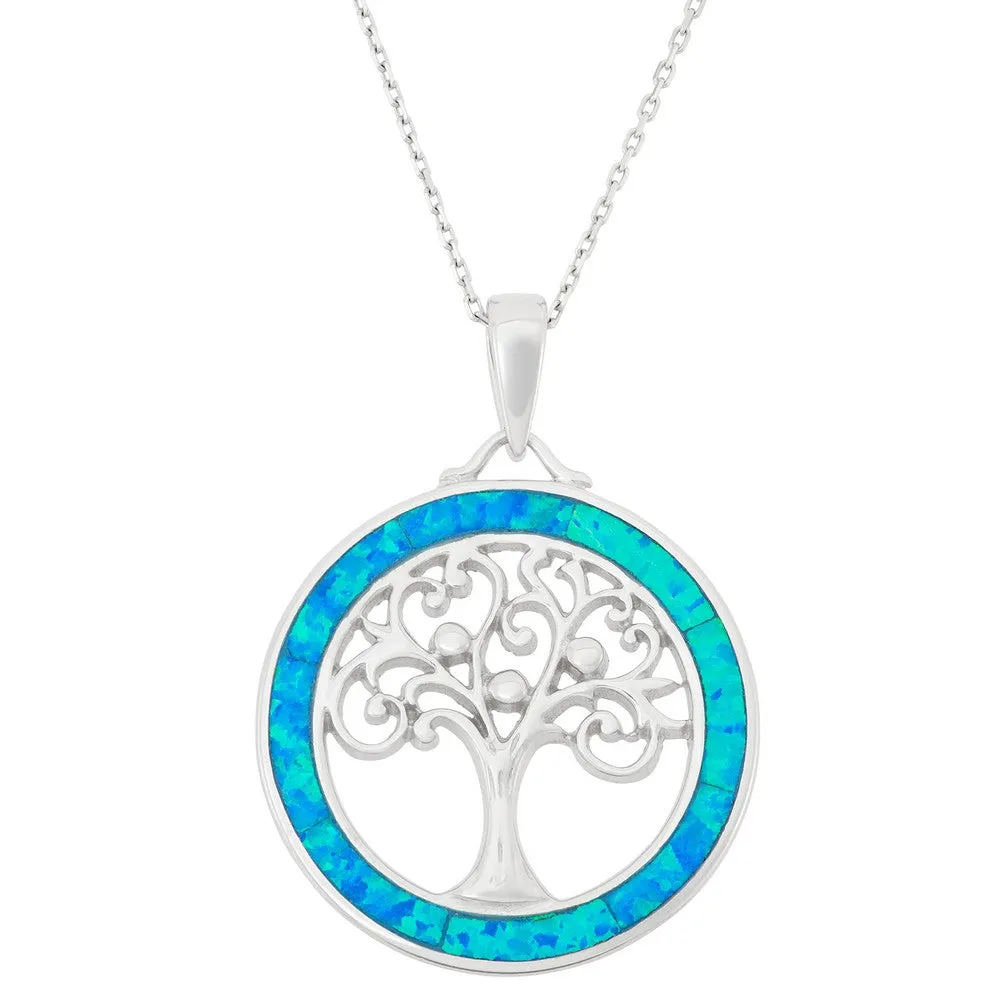 Opal Tree of Life Pendant