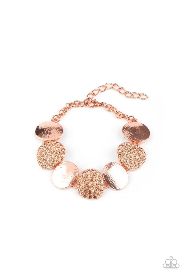 Paparazzi Bracelet ~ Tough LUXE - Copper