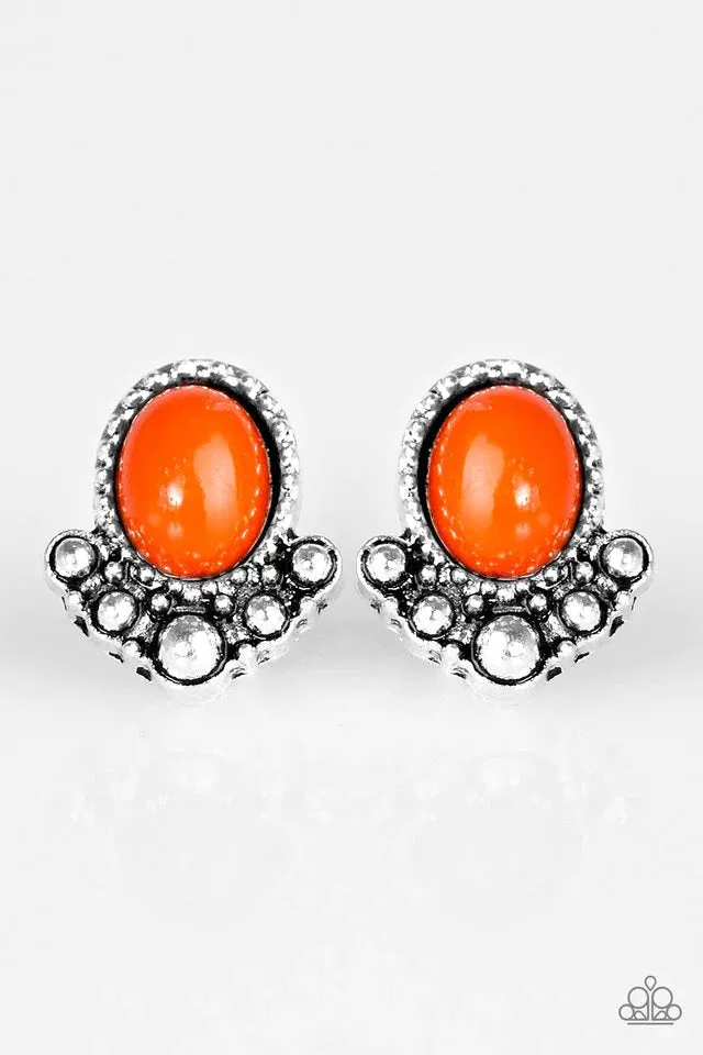 Paparazzi Earring ~ Tropical Tease - Orange