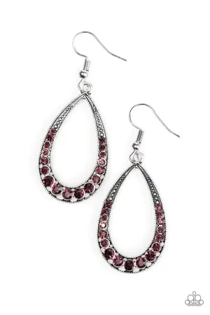 Paparazzi Earring ~ Twinkling Tempest - Purple