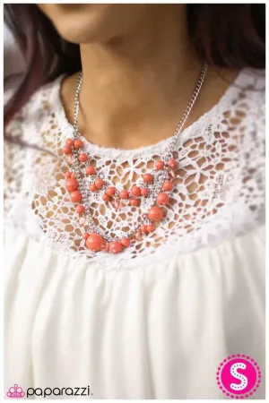 Paparazzi Necklace ~ The Wedding Planner - Orange