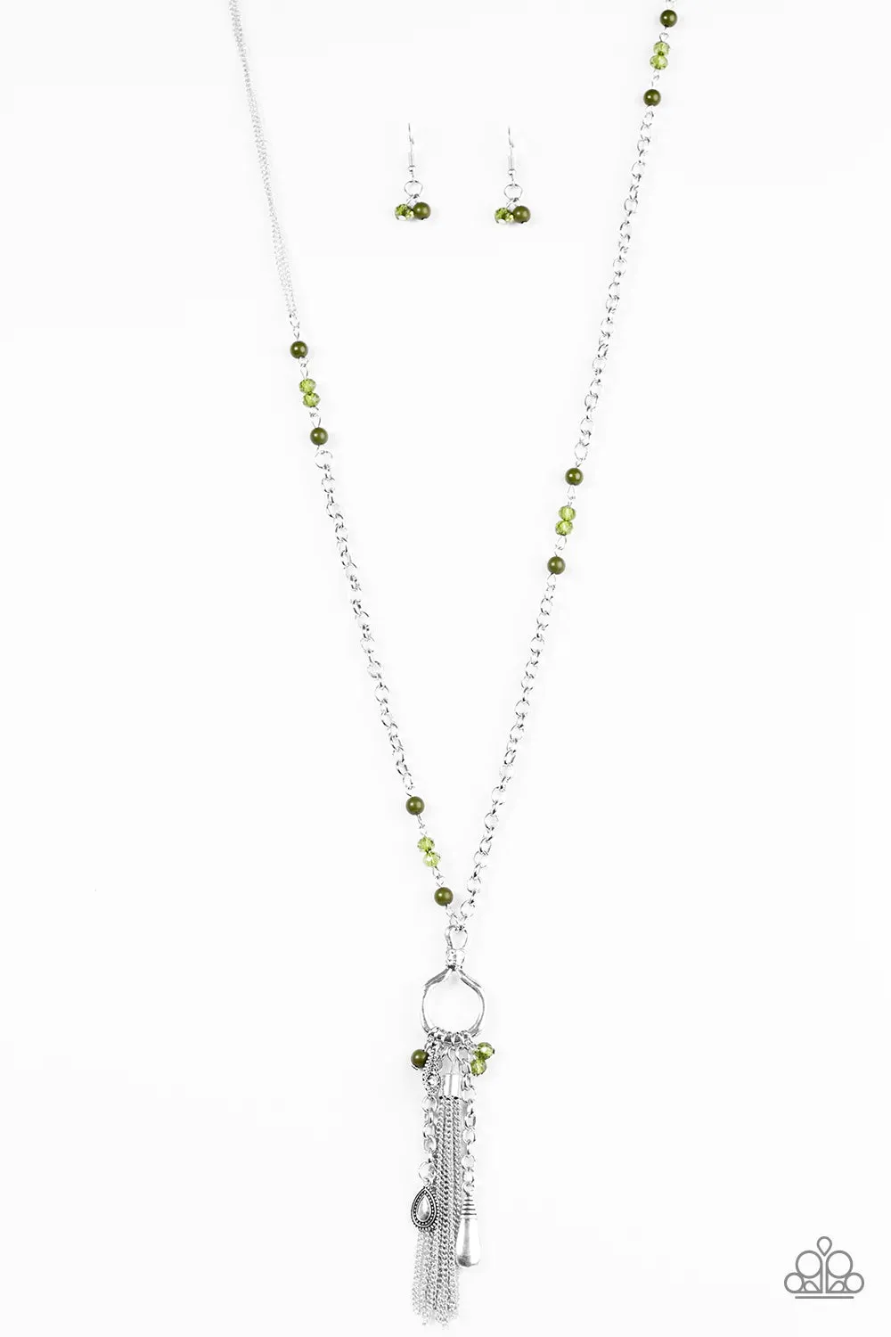 Paparazzi Necklace ~ Whimsically Wayward - Green