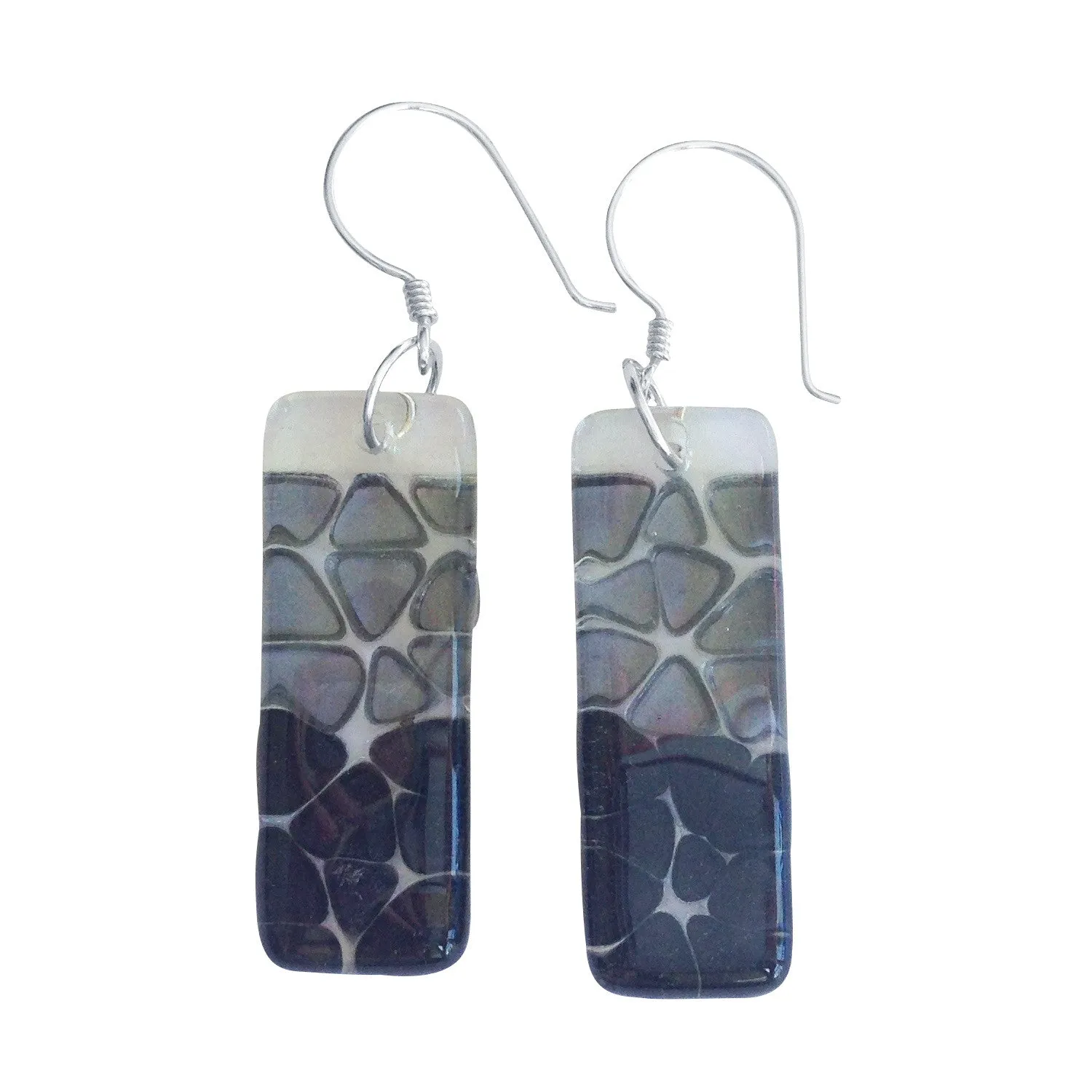 Picado Glass Earrings - Orange