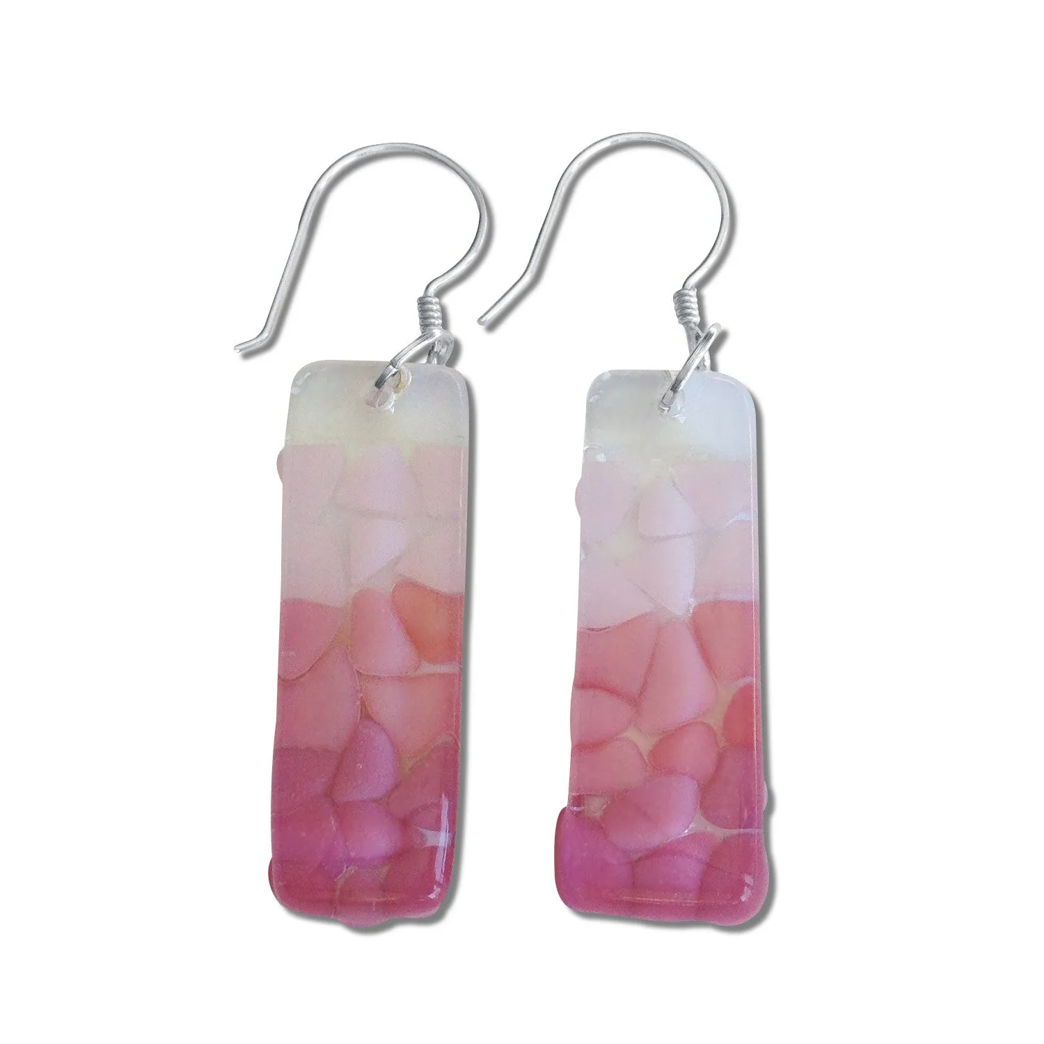 Picado Glass Earrings - Purple