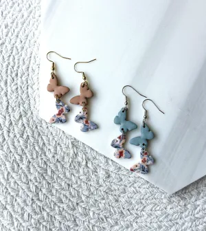 Polymer Clay Earrings - Mini Butterflies