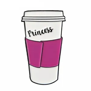 Princess Latte Enamel Pin