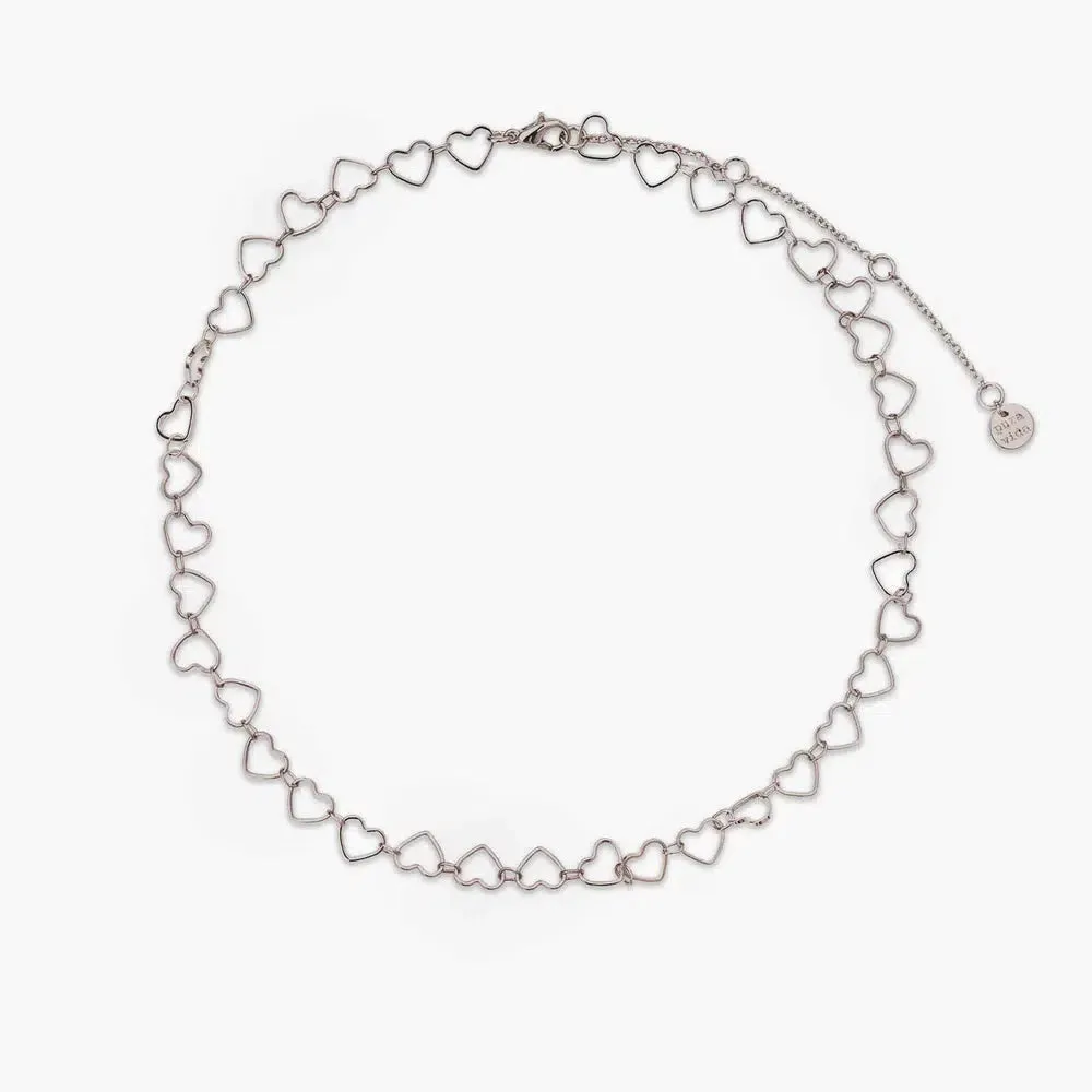 Pura Vida Heart Chain Choker