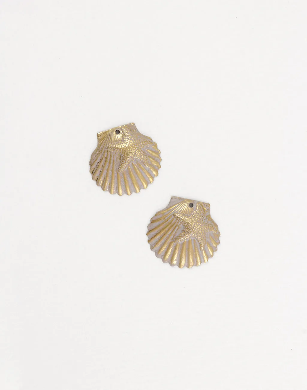 Seashell, 22x20mm, (2pcs)