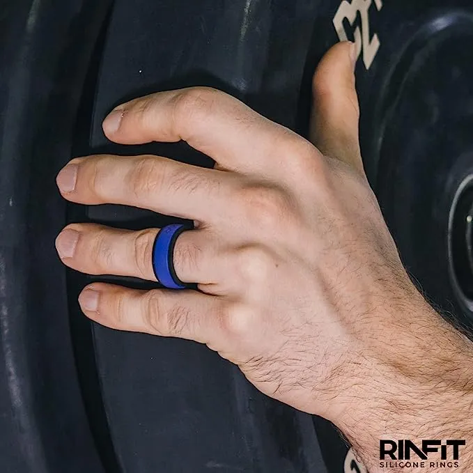 Set of Two Rings: Women's Couture Blue & Men's RinfitAir Collection