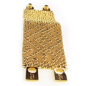 SG Liquid Metal TB40 – G24K Gold 24K Finish Bracelet by Sergio Gutierrez