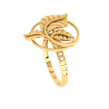 Shimmering Classy Gold Ring