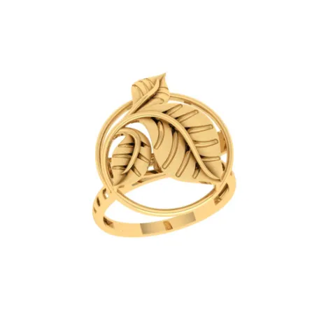 Shimmering Classy Gold Ring