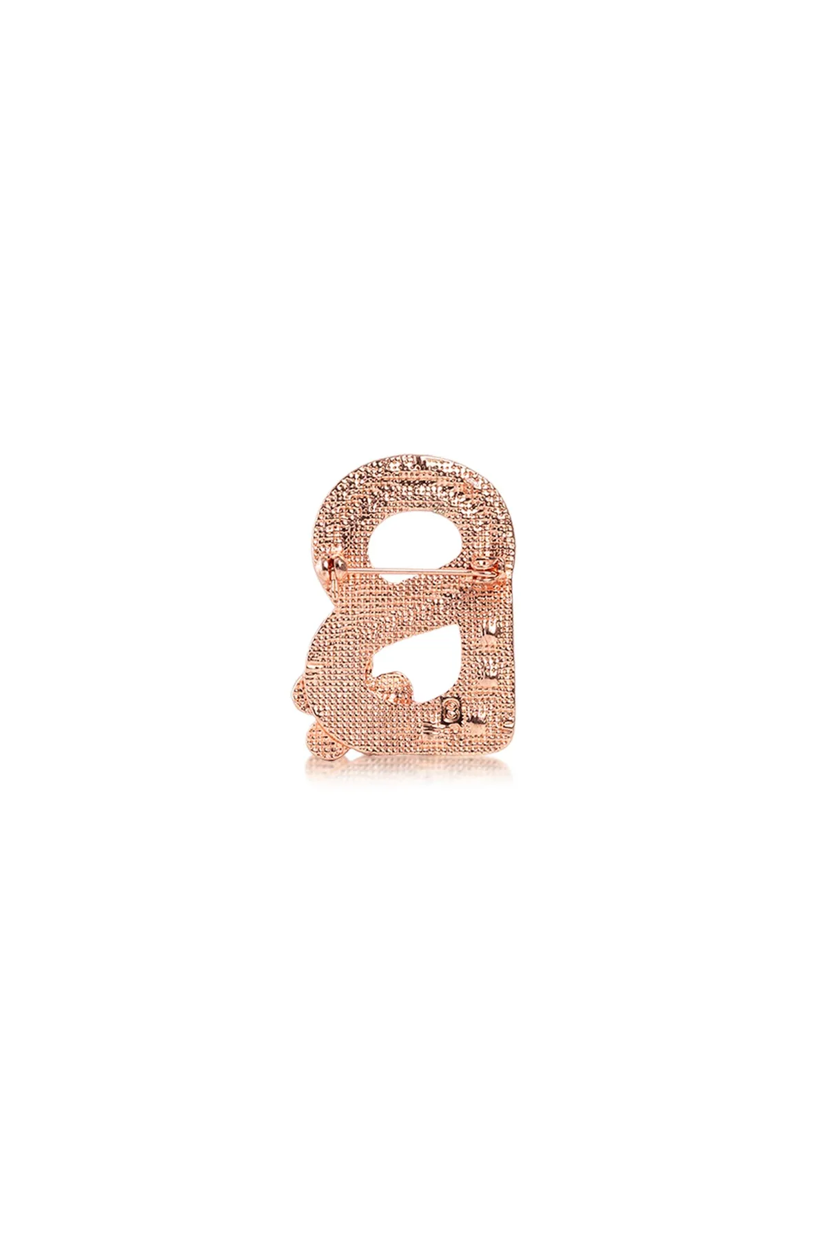 Signature Peony Brooch - Rose Gold